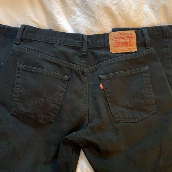 Black LEVIS straight cut jeans - Picture 2 of 3